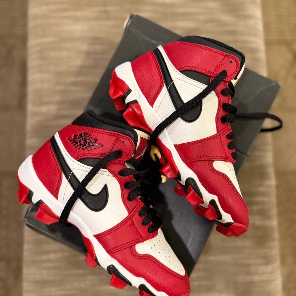 Jordan Kids Shoes Red and White